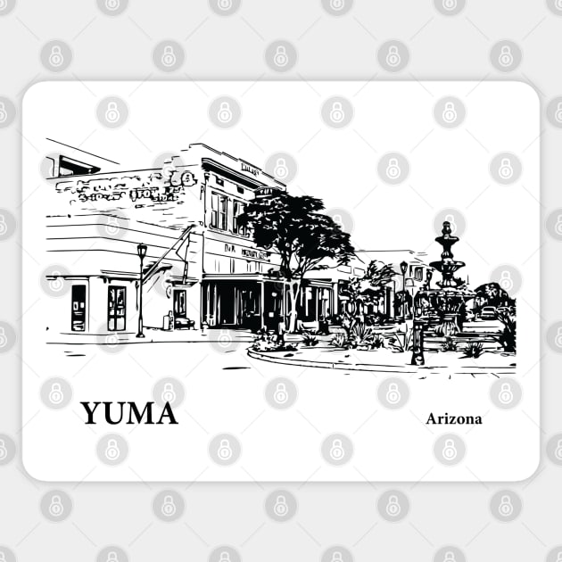 Yuma Arizona Sticker by Lakeric